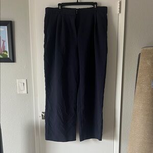 Navy Abercrombie pants 34/18